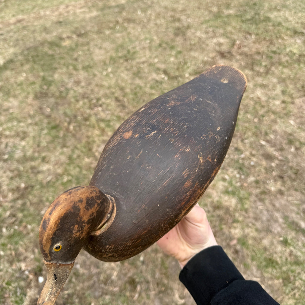 1870s DeWitt Wakefield Redhead Duck Decoy Scarce Original Paint