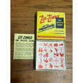 Vintage Zit-Zingo Travel Game Bingo-Style Entertainment for Car Rides The Jay and Jay Company Lombard, Illinois Circa 1954