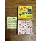 Vintage Zit-Zingo Travel Game Bingo-Style Entertainment for Car Rides The Jay and Jay Company Lombard, Illinois Circa 1954