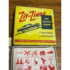 Vintage Zit-Zingo Travel Game Bingo-Style Entertainment for Car Rides The Jay and Jay Company Lombard, Illinois Circa 1954