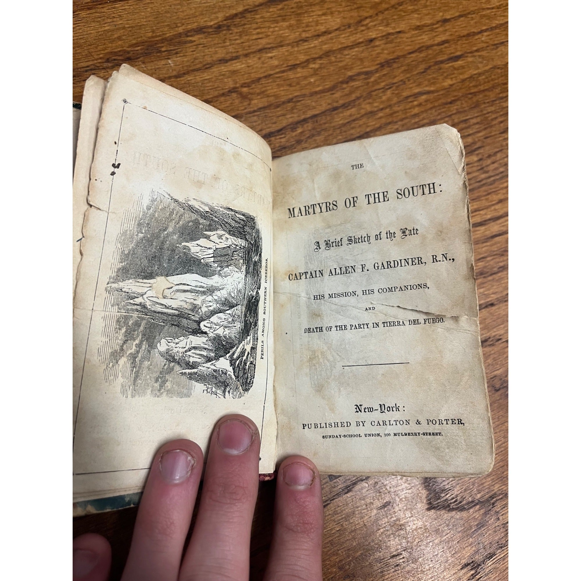 Martyrs of The South: A Brief Sketch of The Late Captain Allen F. Gardiner Book
