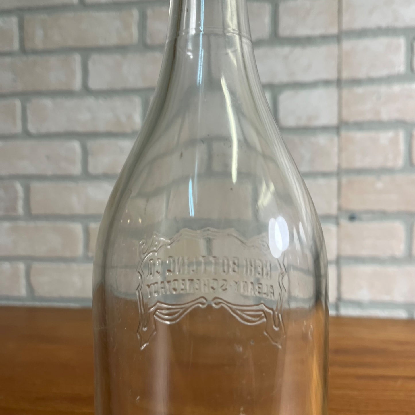 Vintage Early 1900s Nehi Bottling Co. Albany Schenectady NY 30oz Soda Bottle