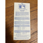 Vintage 1986 Official MLB All-Star Voting Ballot Unused - Houston