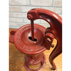 Vintage Red Trahern Pump Co. Cast Iron No. 2 Farm Water Hand Pump