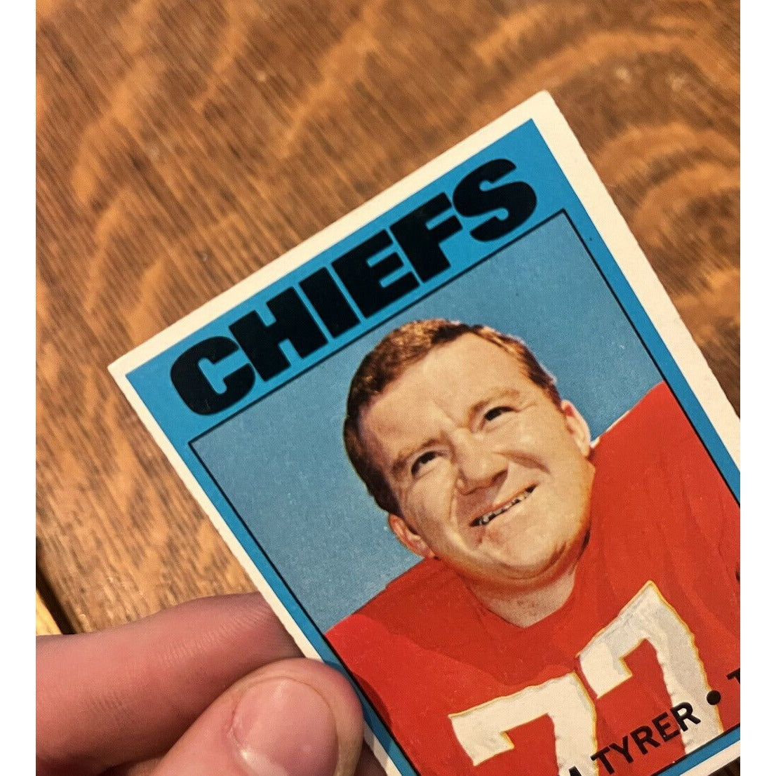 1972 Topps Football #111 Jim Tyrer Kansas City Chiefs VG/Good