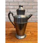 Vintage Glastonbury Silver Co. New England Pewter Cocktail Shaker Mixer Pitcher