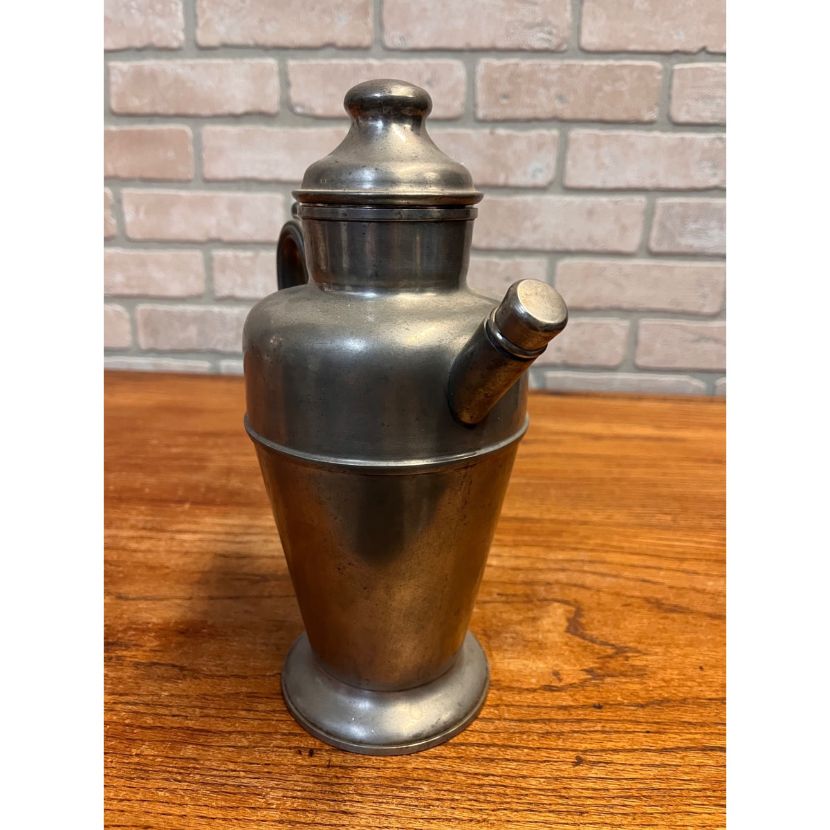 Vintage Glastonbury Silver Co. New England Pewter Cocktail Shaker Mixer Pitcher