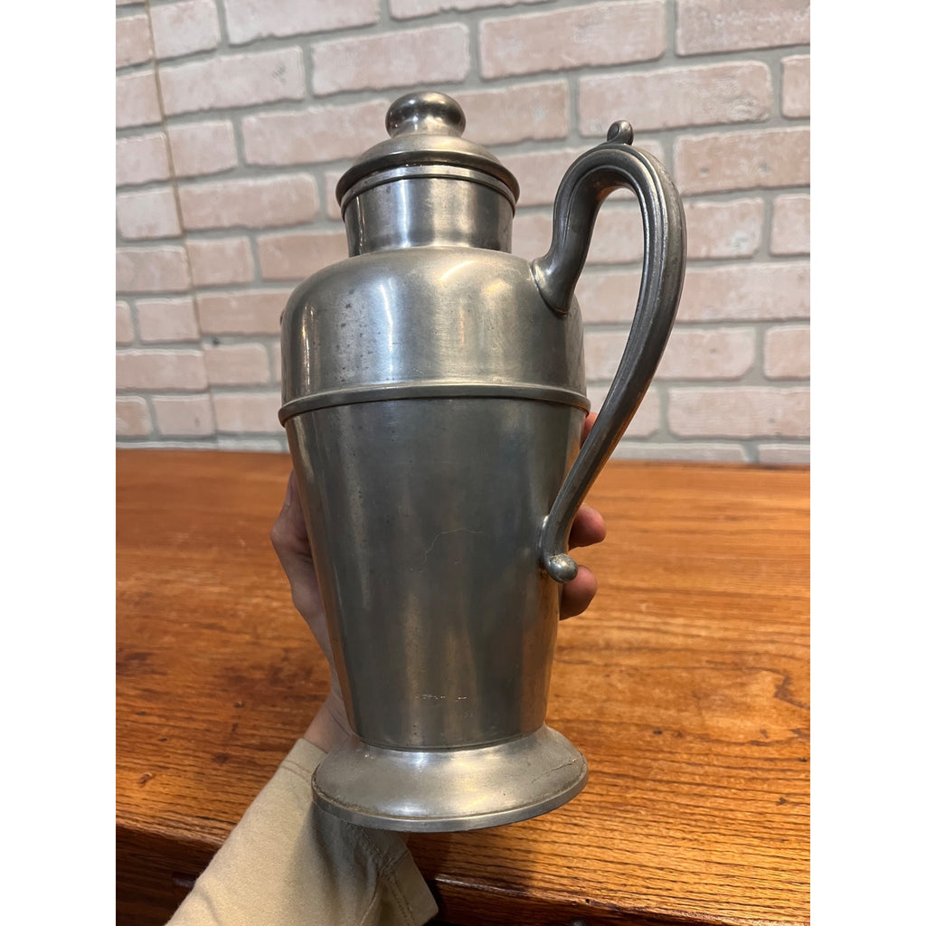 Vintage Glastonbury Silver Co. New England Pewter Cocktail Shaker Mixer Pitcher
