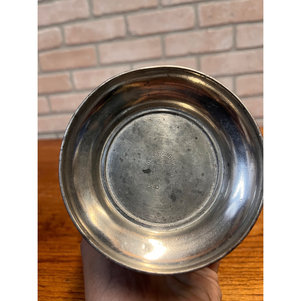 Vintage Glastonbury Silver Co. New England Pewter Cocktail Shaker Mixer Pitcher