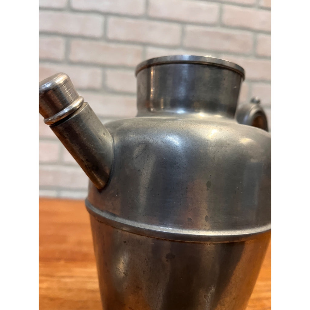 Vintage Glastonbury Silver Co. New England Pewter Cocktail Shaker Mixer Pitcher