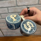 Vintage Currier & Ives Royal China Salt & Pepper Shakers Horse & Buggy