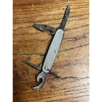 Vintage WWII Era Utility Knife Multi-Tool Can Opener No US Stamp Commercial MIL-K