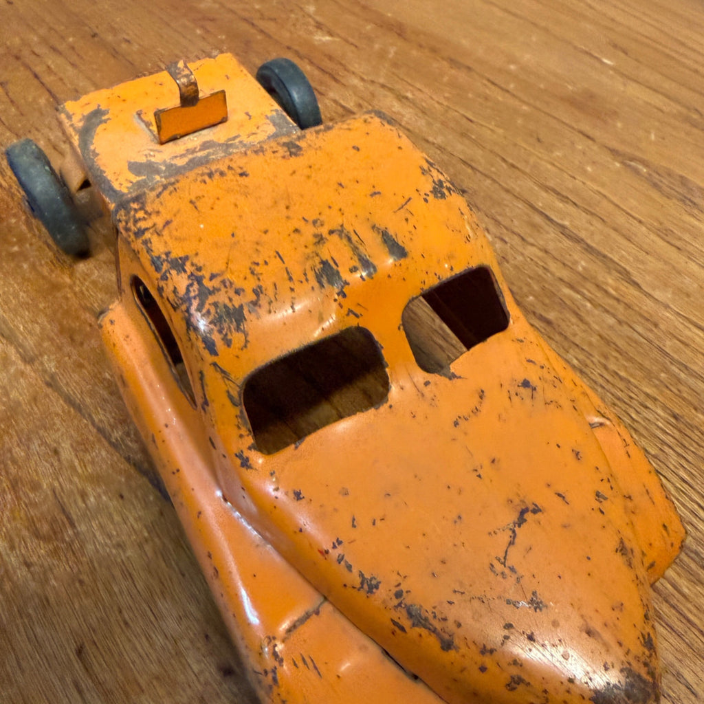 Vintage Buddy L Pressed Steel Shell Oil Truck or Dump Truck -- Semi Cab Only