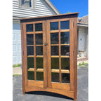 Arts & Crafts Mission Oak Bookcase Cabinet Quarter Sawn Oak Wisconsin Made
