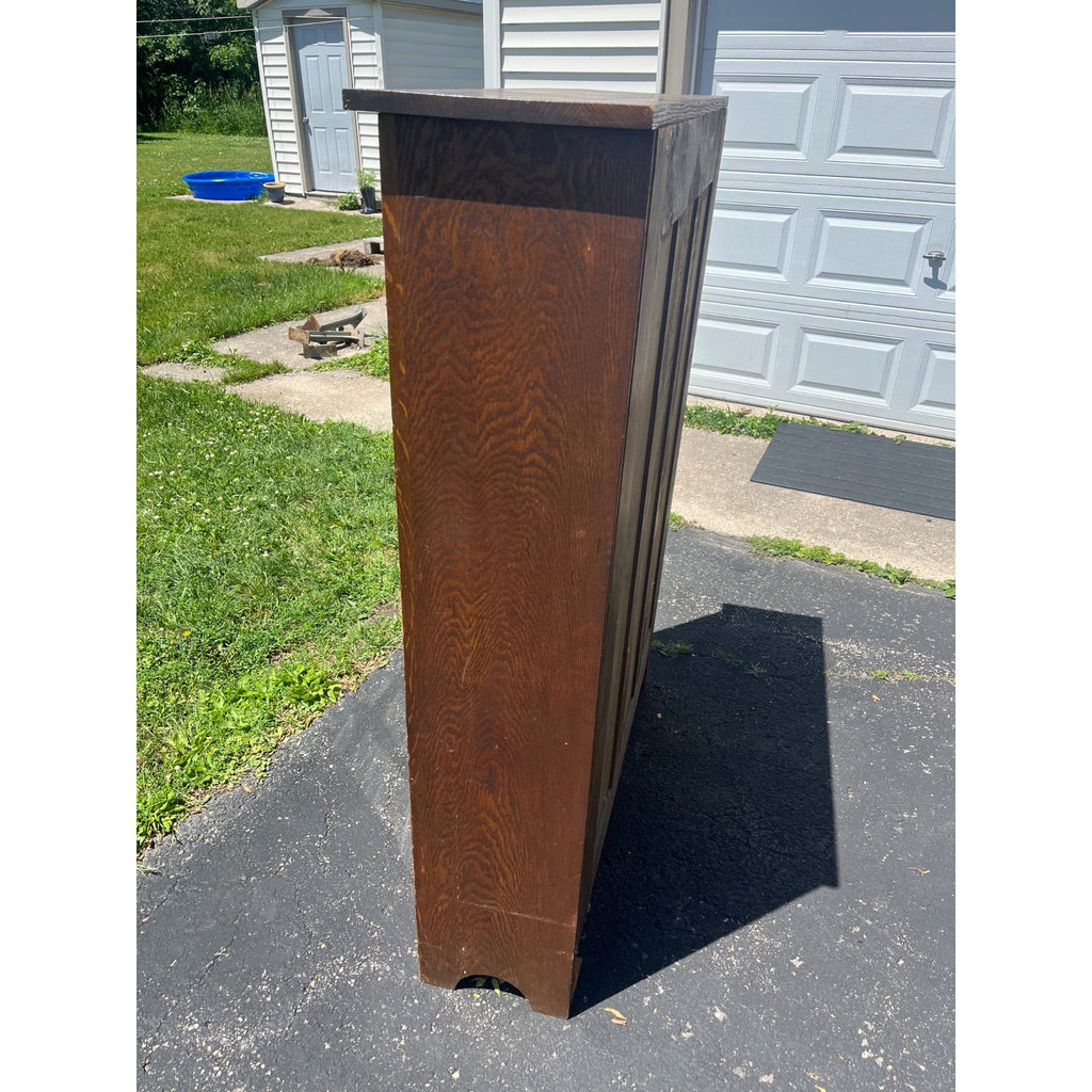 Arts & Crafts Mission Oak Bookcase Cabinet Quarter Sawn Oak Wisconsin Made
