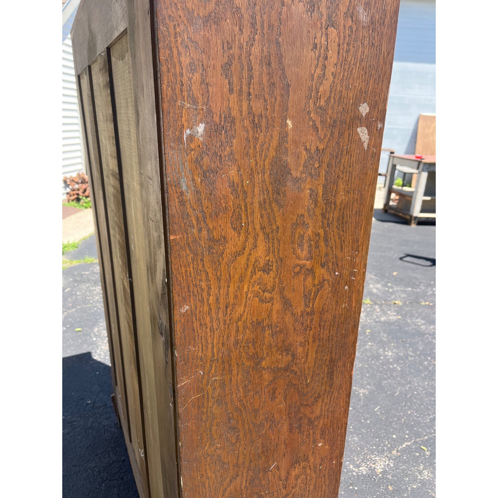 Arts & Crafts Mission Oak Bookcase Cabinet Quarter Sawn Oak Wisconsin Made