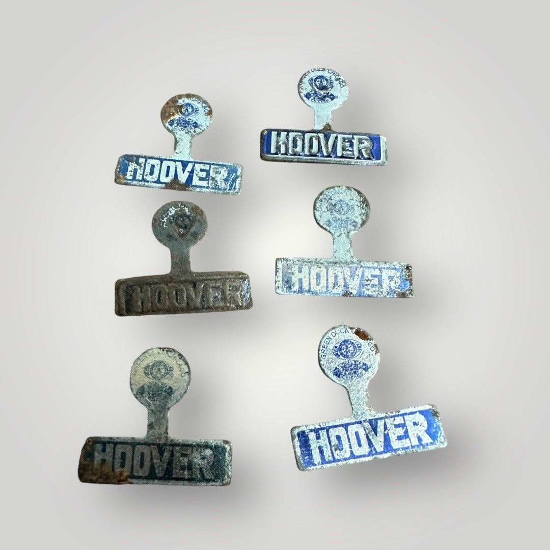 Vintage 1932 Herber Hoover for President Campaign Lot (6) Tab Lapels