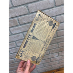 Vintage Alfred Andersen & Co. Rosette Irons in Original Box Antique As-Is