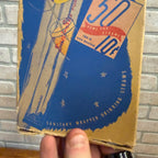 Vintage 1930s Sani-Sip Drinking Straws Advertising Box w/ Straws National Soda