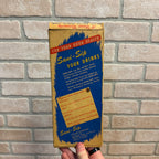 Vintage 1930s Sani-Sip Drinking Straws Advertising Box w/ Straws National Soda