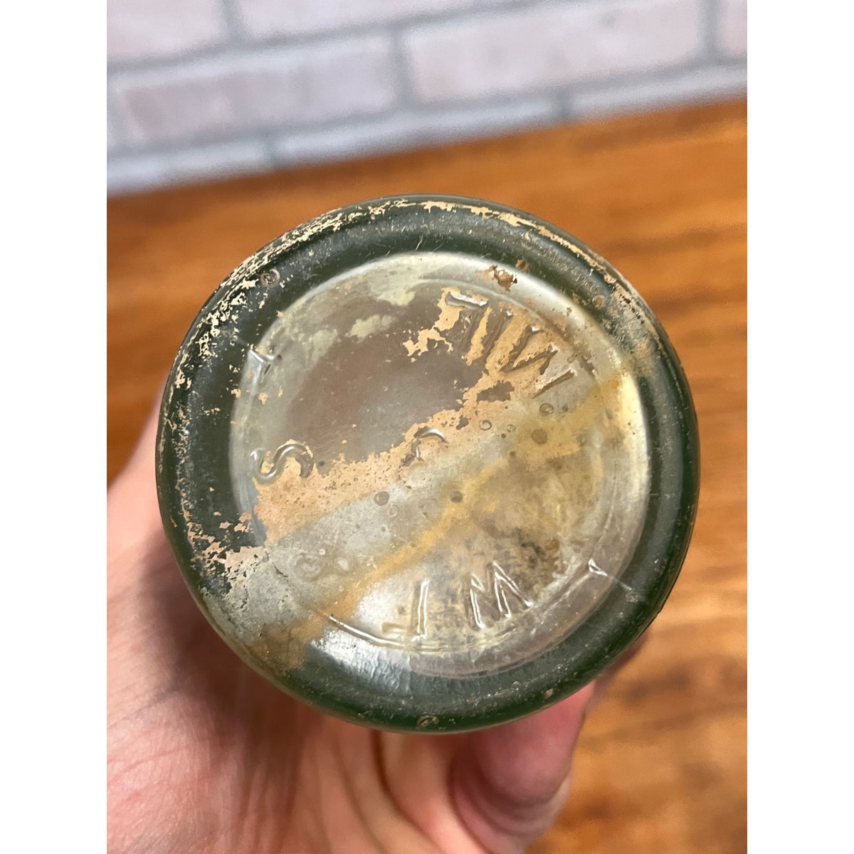 Pre-Prohibition Fred Miller Embossed Aqua Beer Bottles Milwaukee Wis WI Brewing Co.