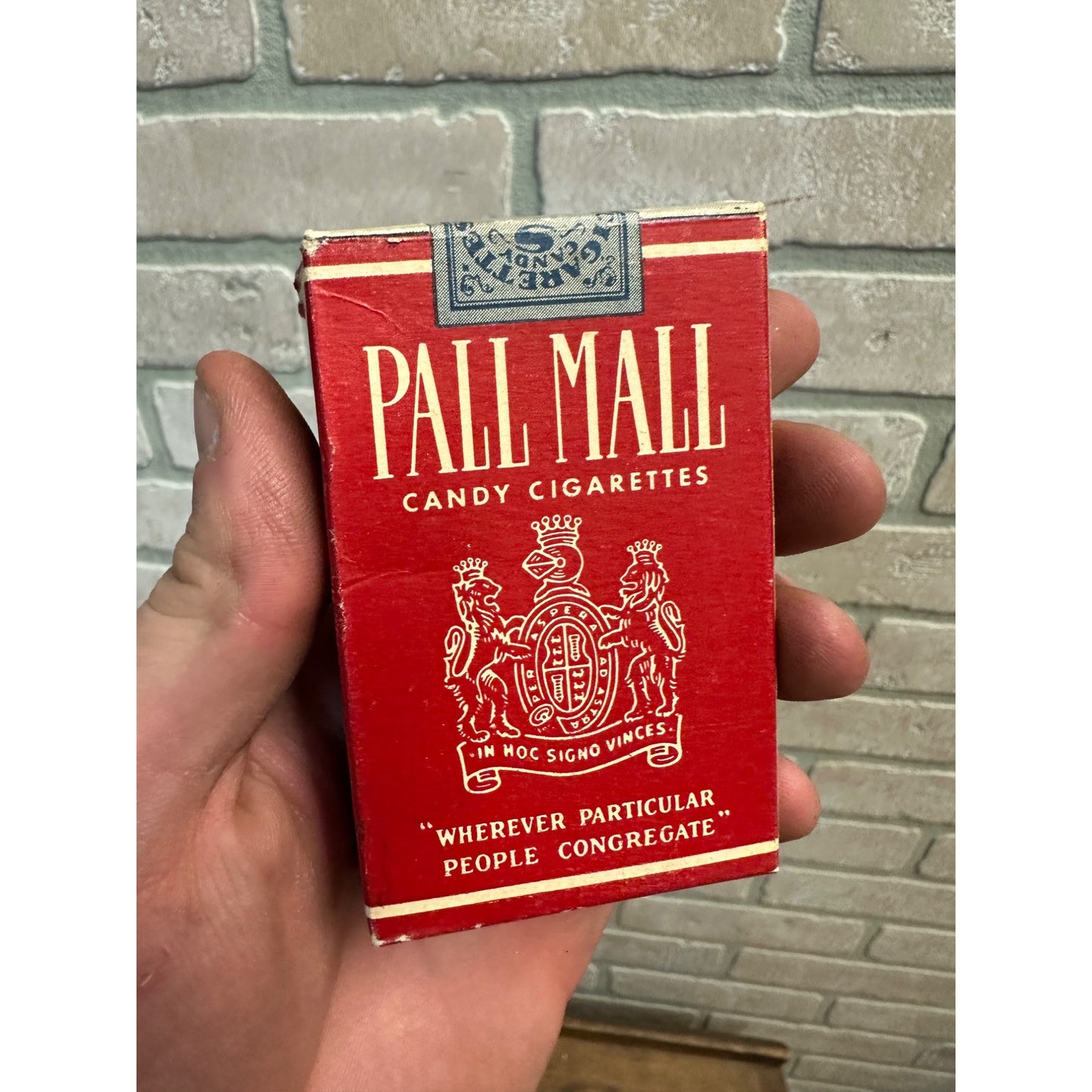 VINTAGE 1950S PALL MALL CANDY CIGARETTES BOX EMPTY MILWAUKEE ADVERTISING