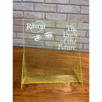 Vintage Ravon Neon Green Sunglasses Plastic Store Display Rack Shelf
