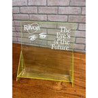 Vintage Ravon Neon Green Sunglasses Plastic Store Display Rack Shelf