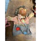 Vintage Steiff Hedgehogs Mucki Micki Mecki Lot (3) Dolls Hand Puppet Germany