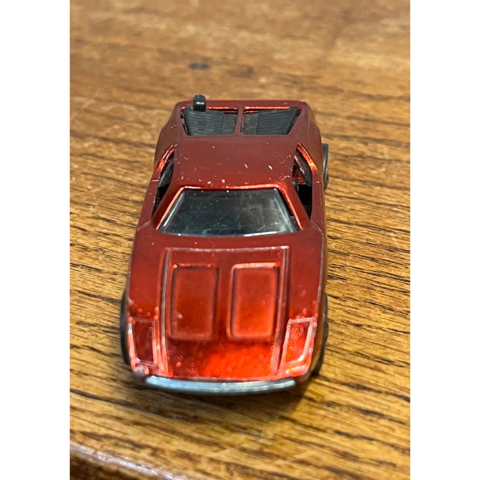 Vintage 1970 Hot Wheels Redline AMX 2 Red / Rose -- CLEAN