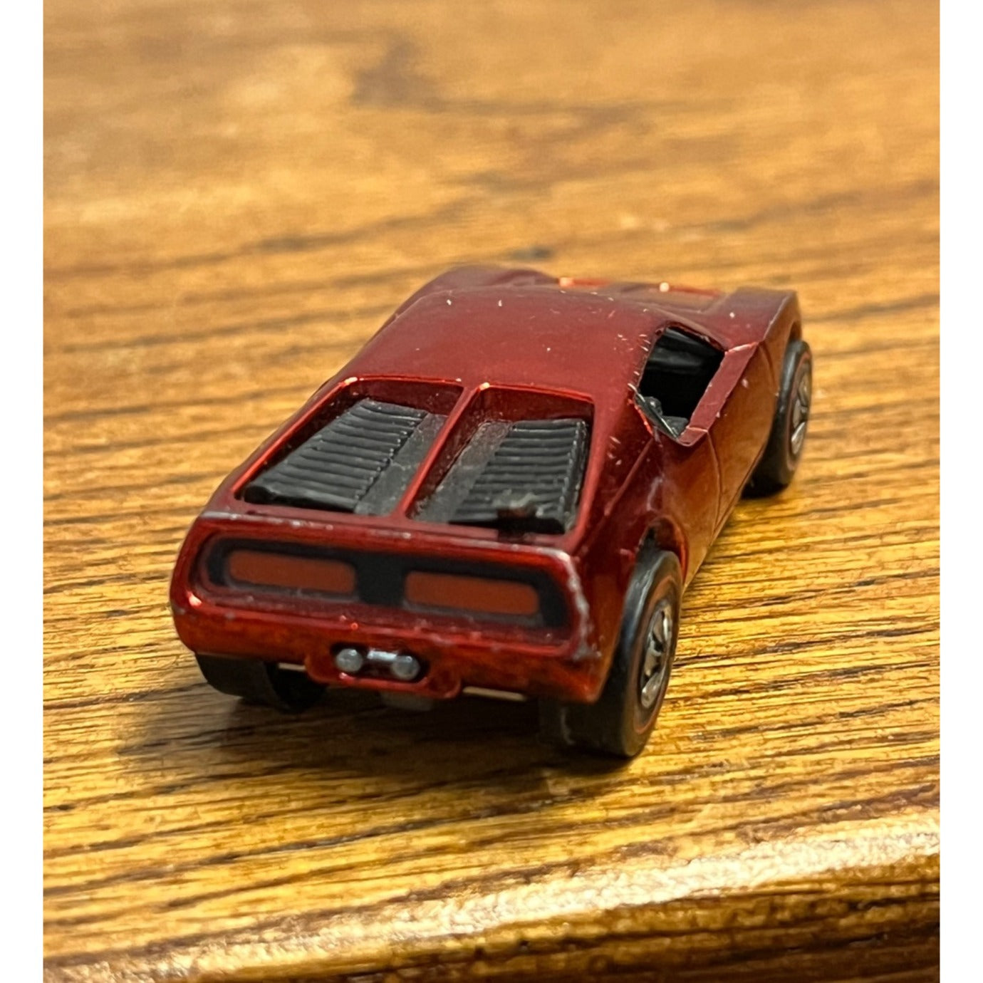Vintage 1970 Hot Wheels Redline AMX 2 Red / Rose -- CLEAN