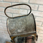 ANTIQUE PRIMITIVE BUGGY CARRIAGE FARMHOUSE TIN CANDLE LANTERN LAMP LIGHT