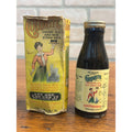 Vintage Colorite Straw Hat Paint-- Jet Black In Box Advertising Bottle