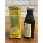 Vintage Colorite Straw Hat Paint-- Jet Black In Box Advertising Bottle