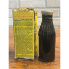 Vintage Colorite Straw Hat Paint-- Jet Black In Box Advertising Bottle