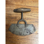Antique Primitive Cast Steel Food Chopper Dough Cutter Kitchen Decor