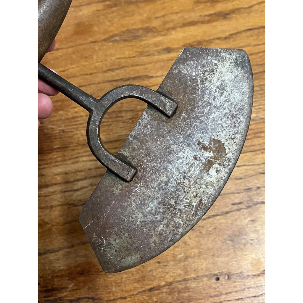 Antique Primitive Cast Steel Food Chopper Dough Cutter Kitchen Decor