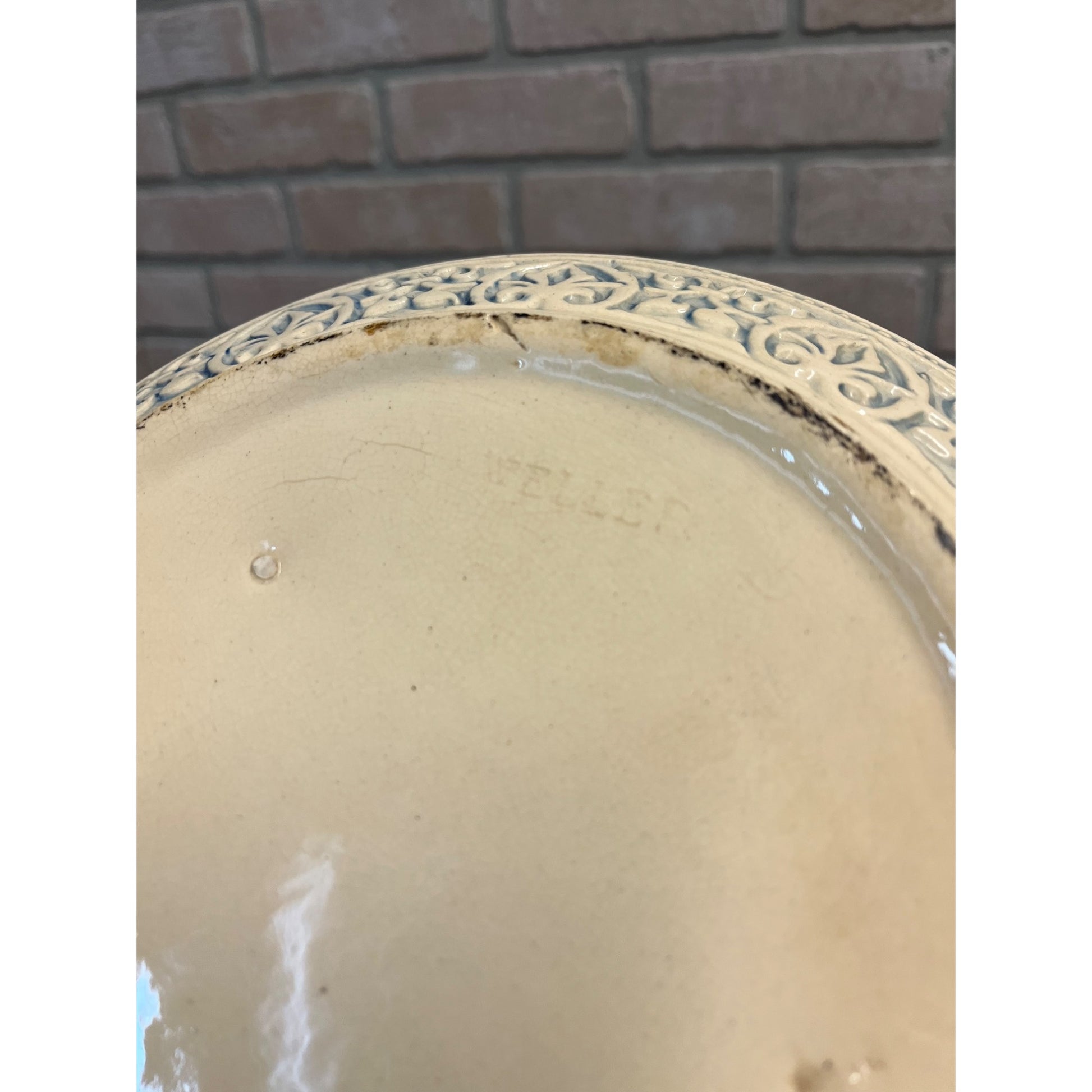 Vintage 1920s Weller Pottery Zona Ornate Antique Large Planter Jardiniere