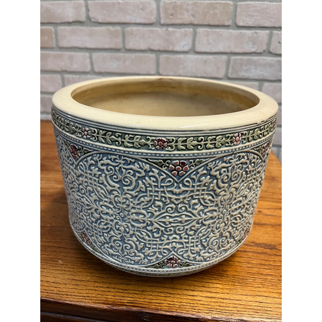 Vintage 1920s Weller Pottery Zona Ornate Antique Large Planter Jardiniere