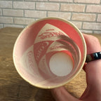 12oz  Coca Cola Canadian Coke Diamond Design Paper Wax Cup Soda Promo Advertising