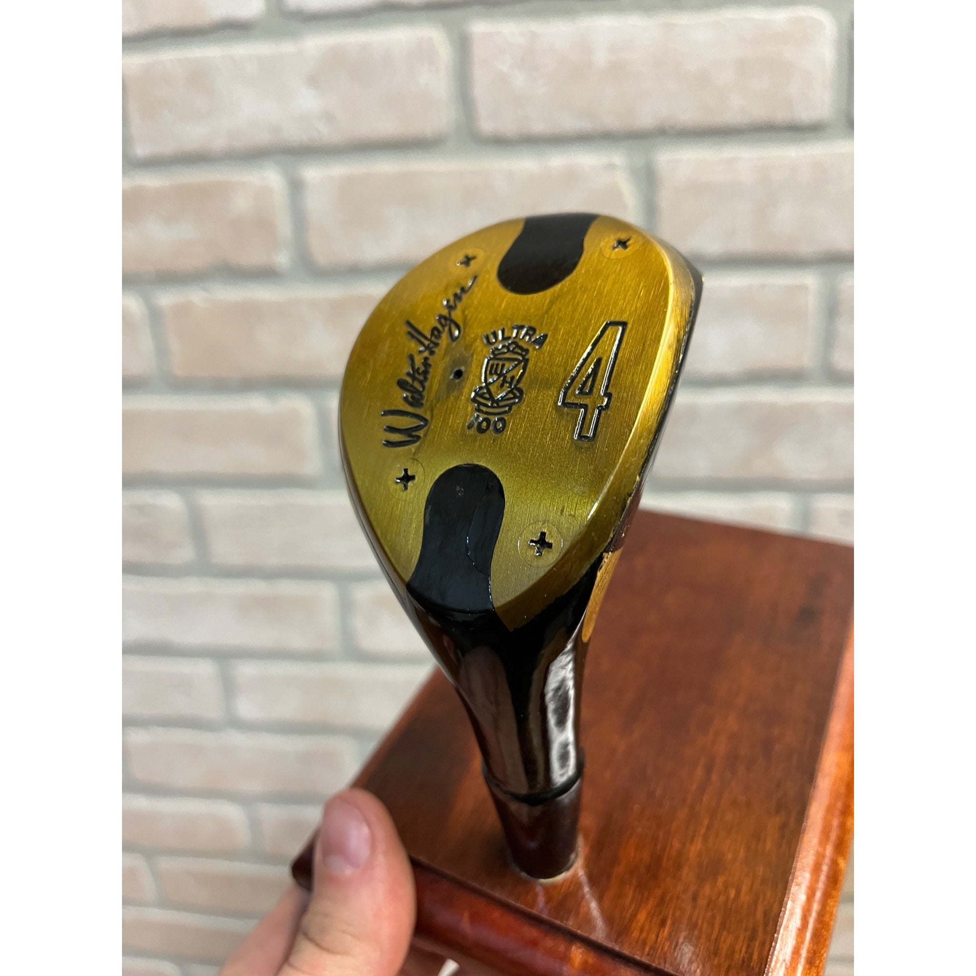 Vintage 1930s Golf Club Walter Hagen 4 Wood Ultra 100 Shaft Wall Plaque Decor