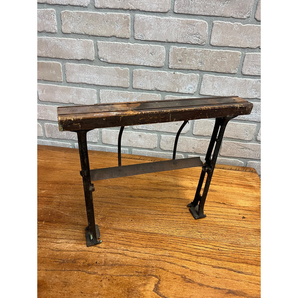 Antique 1900s General Store Mercantile Butcher Paper Roll Holder Cutter Stand