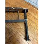 Antique 1900s General Store Mercantile Butcher Paper Roll Holder Cutter Stand