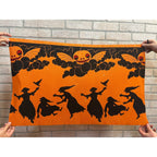 SCARCE Vintage Halloween c1913 Dennison "Witch Frolic" Crepe Paper JOL Bat Wings