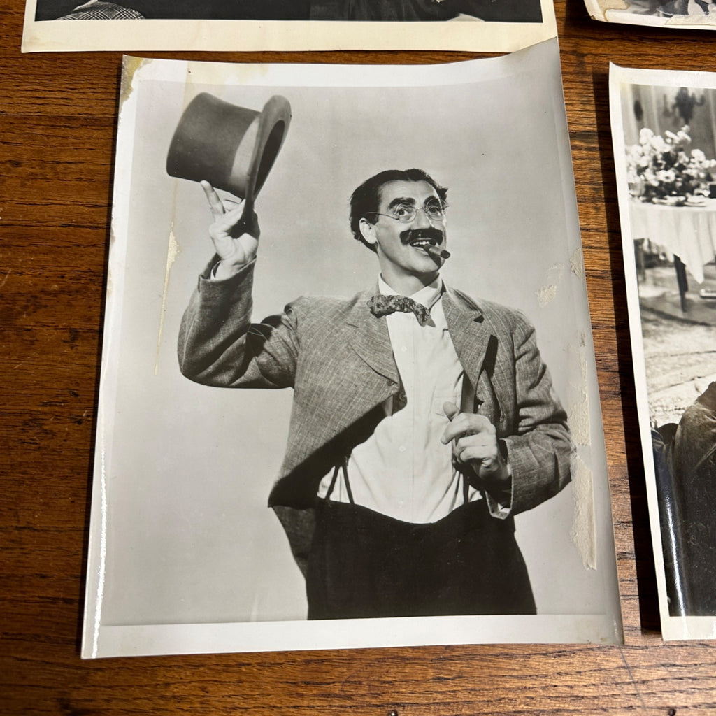 Lot of (4) Chico Marx Brothers Animal Crackers Photos  Comedy
