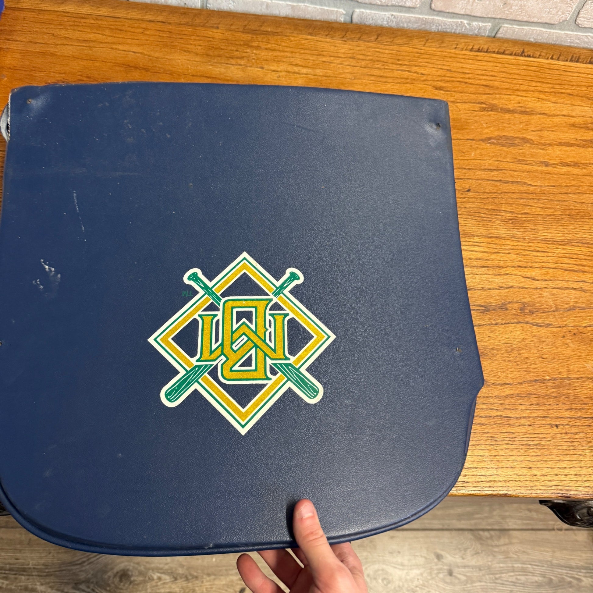 Vintage Milwaukee Brewers County Stadium Original Seat Back Padded Vinyl