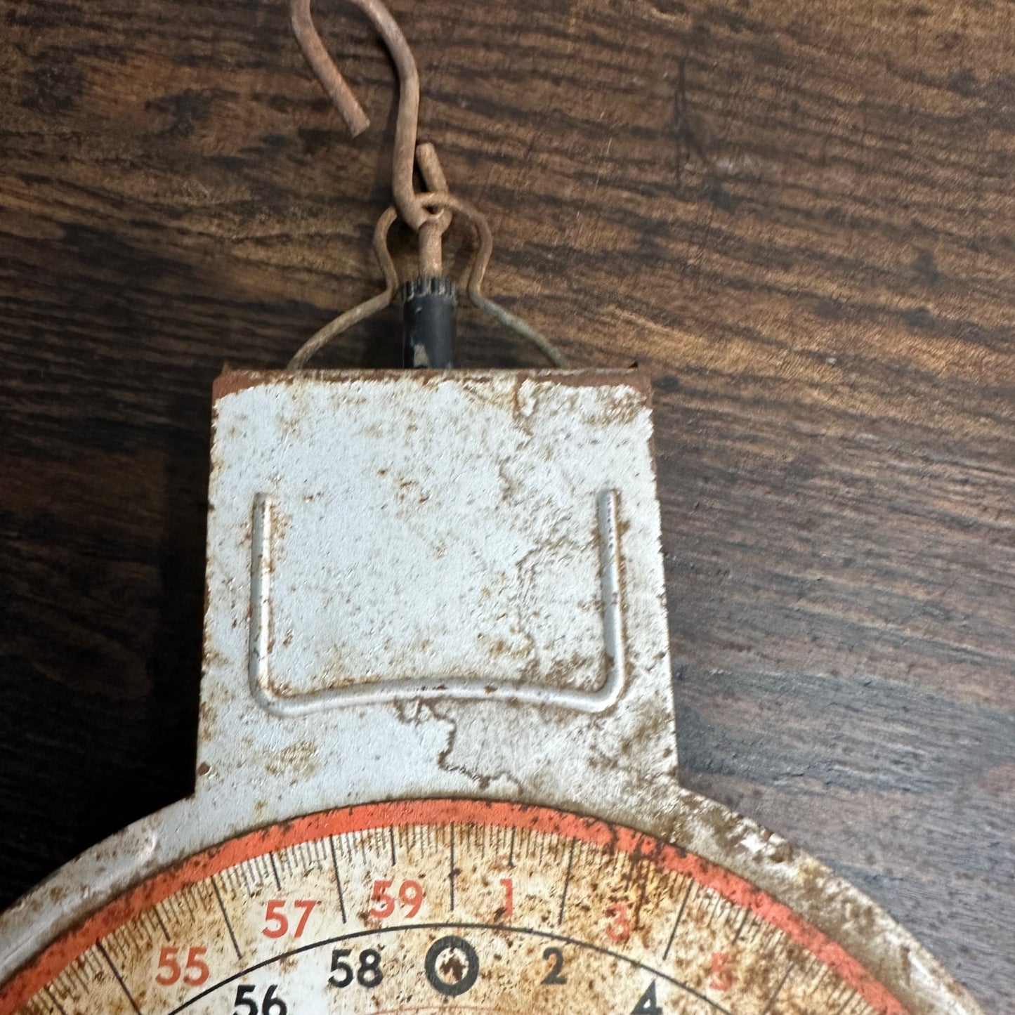 Vintage American Family Hanging Scale Rusty Patina