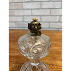 Antique Victorian EAPG Kerosene Oil Lamp 6" King's Crown Bullesye