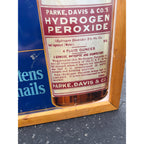 Vintage 1920s Parke Davis Peroxide Drug Store Advertising Sign Medical