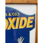Vintage 1920s Parke Davis Peroxide Drug Store Advertising Sign Medical